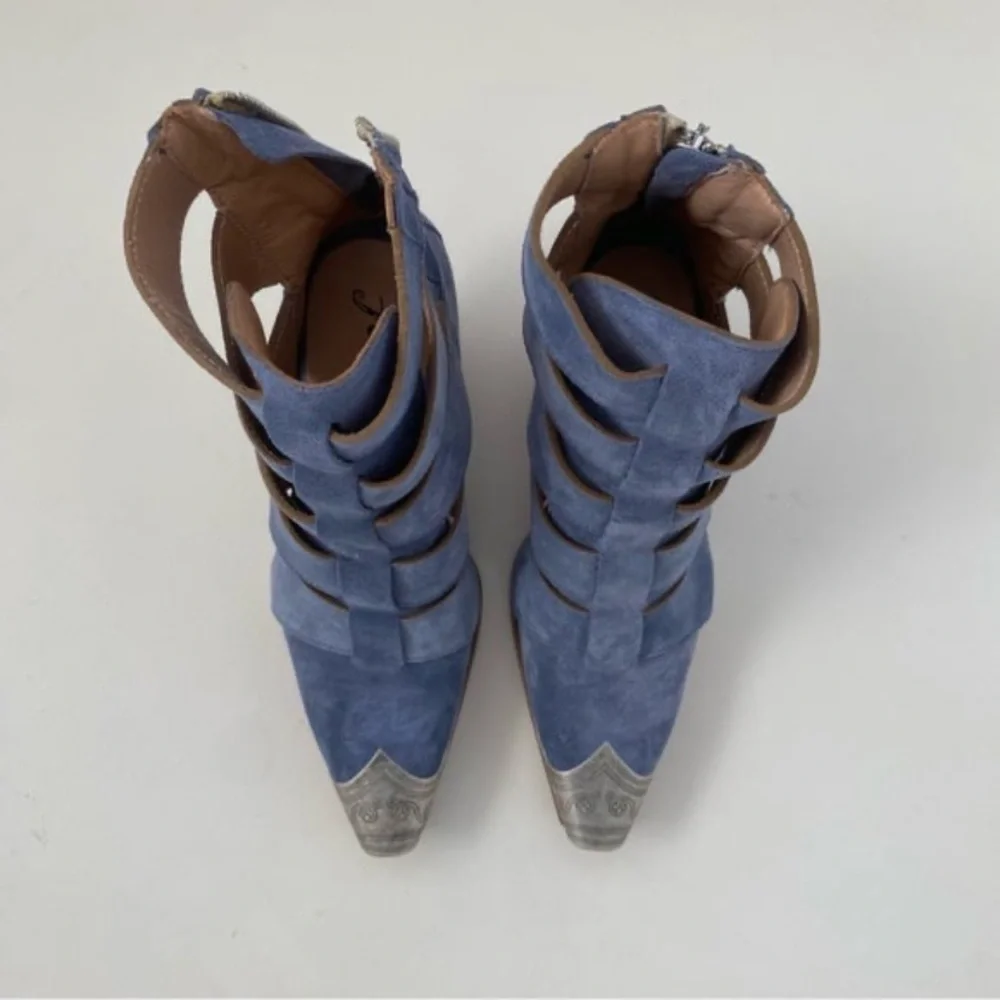 Free People Suede Western Boots